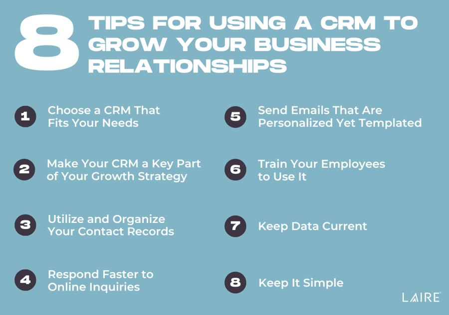 How to Effectively Use a CRM System to Grow Business Relationships