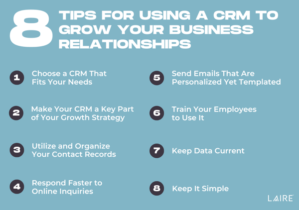 8 Tips for Using a CRM