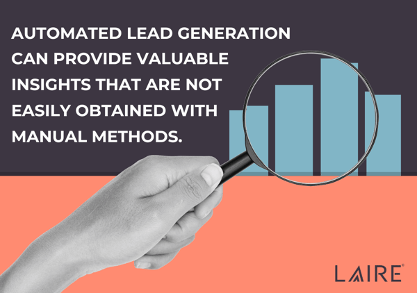 Manually generating leads