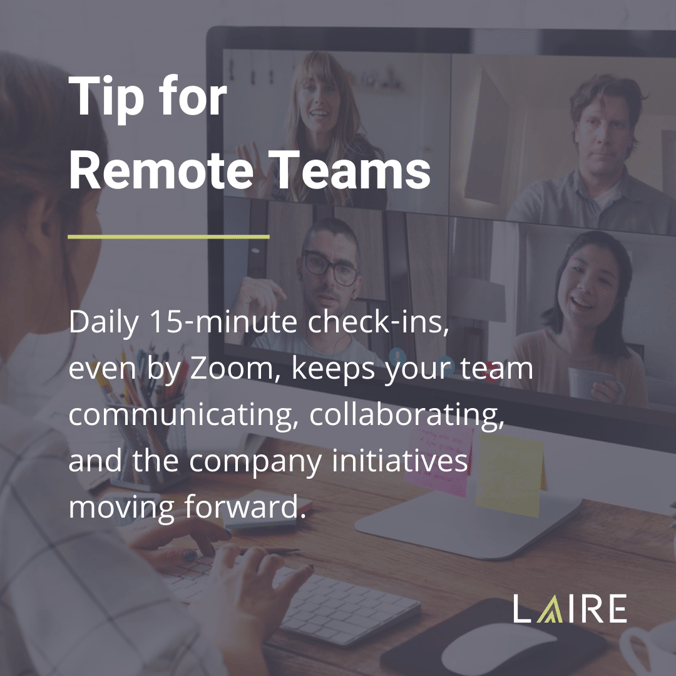 Remote Teams blog tip