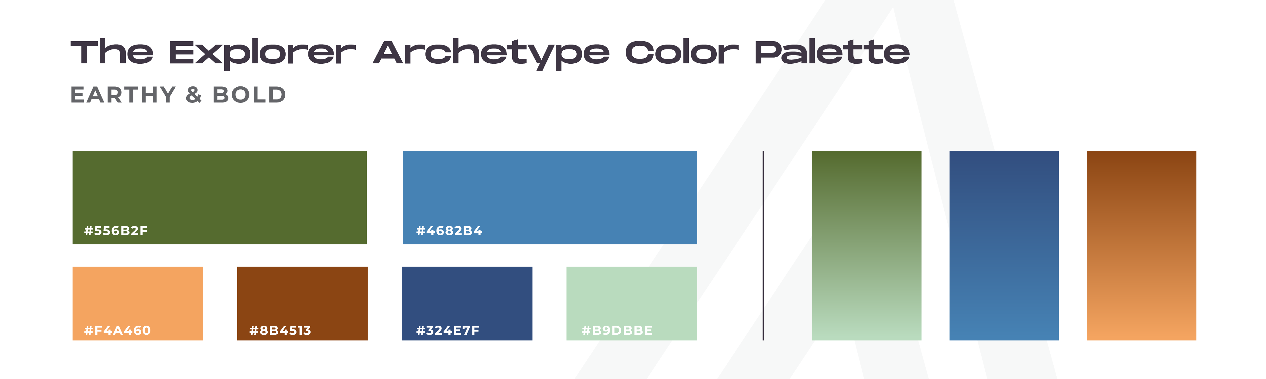 Brand Archetypes Color Palettes_The Explorer
