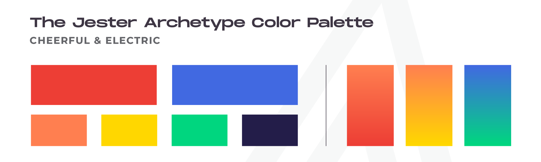 Brand Archetypes Color Palettes_The Jester