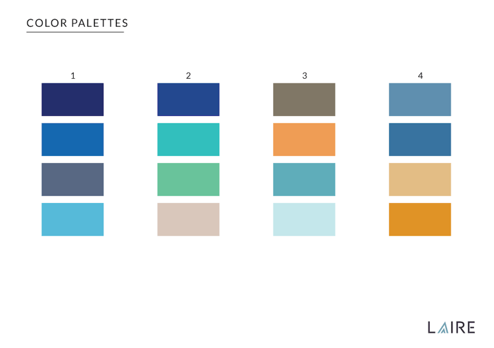 T68 Logo Color palettes exaamples