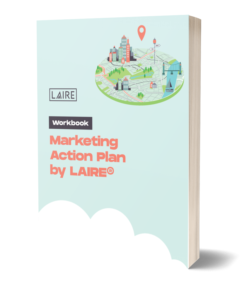 Marketing Action Plan by LAIRE Workbook-COVER 3D 1