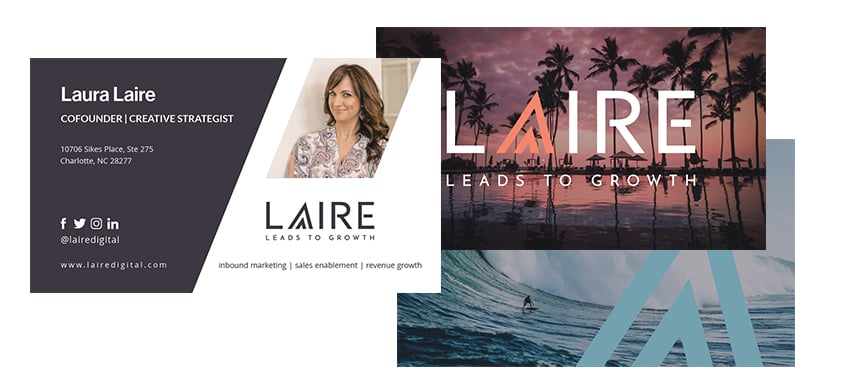 Laire Business Card example