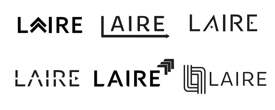 Laire logo brainstorm