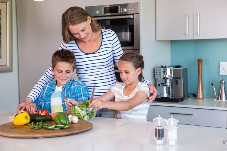 SEO for Beginners | Image Alt-Tag Example | Family in Kitchen