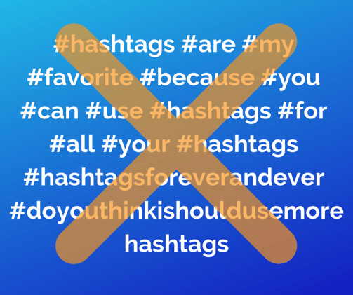 How not to use Instagram hashtags