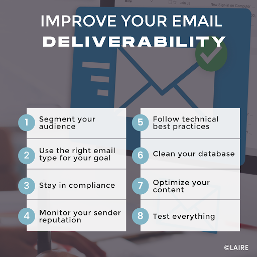 8 Ways to Improve Your Email Deliverability | LAIRE Digital Marketing