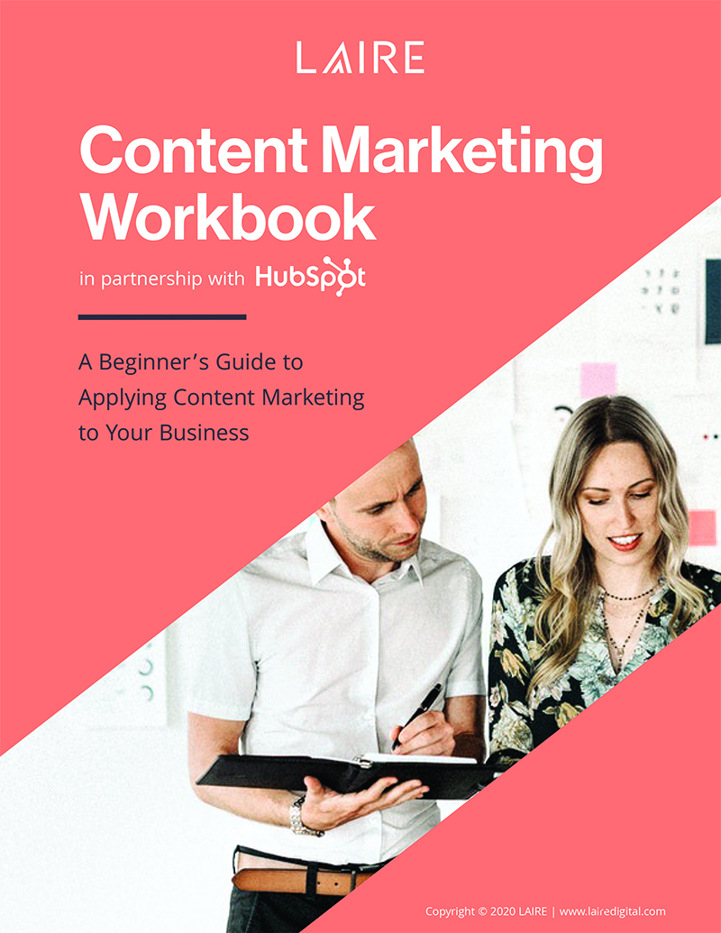 Laire Content Marketing Workbook cover1